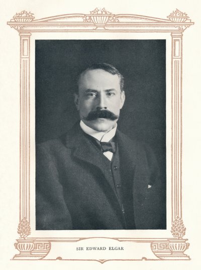 Sir Edward Elgar, 1895. tekijältä Elliott and Fry
