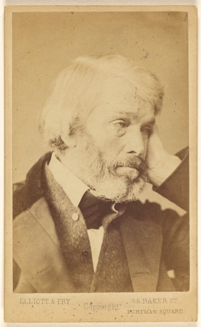 T[homas] Carlyle (1795 - 1881) tekijältä Elliott and Fry