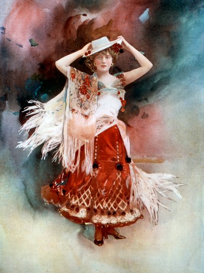 Evie Greene elokuvassa Kitty Grey, vuodelta 1902. tekijältä Ellis and Walery