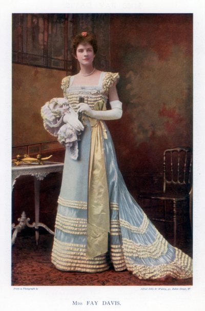 Fay Davis, yhdysvaltalainen näyttelijä, 1901. tekijältä Ellis and Walery