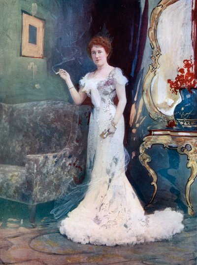 Neiti Granville elokuvassa An Interrupted Honeymoon, vuodelta 1902. tekijältä Ellis and Walery