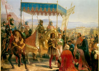 Kaarle VIII (1470-1498) saapui Napoliin tekijältä Eloi Firmin Feron