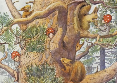 Elsa Beskow: Tomtebobarnen, 1937: Puu tekijältä Elsa Beskow