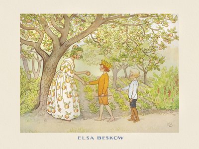 Pikku Lasse puutarhassa tekijältä Elsa Beskow