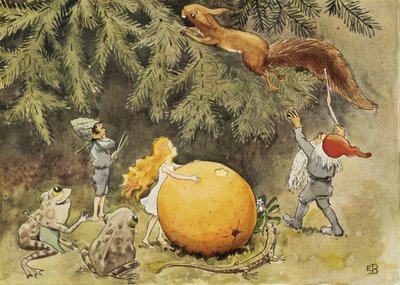 Auringonmuna (1932) Orava tekijältä Elsa Beskow
