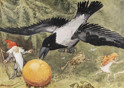 Auringonmuna (1932) Varis tekijältä Elsa Beskow