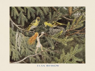 Auringonmuna Linnut tekijältä Elsa Beskow