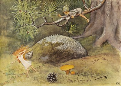 Solägget Kottarna (1932) tekijältä Elsa Beskow