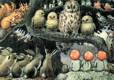 Joulupukin lapset – Metsän eläimet tekijältä Elsa Beskow