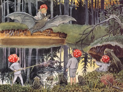 Joulupukin lapset: Lepakko tekijältä Elsa Beskow