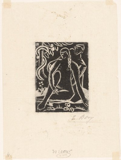 Aatami ja Eeva tekijältä Else Berg (signed by artist)