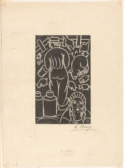 Maanviljelijä ja maanviljelijän vaimo tekijältä Else Berg (signed by artist)