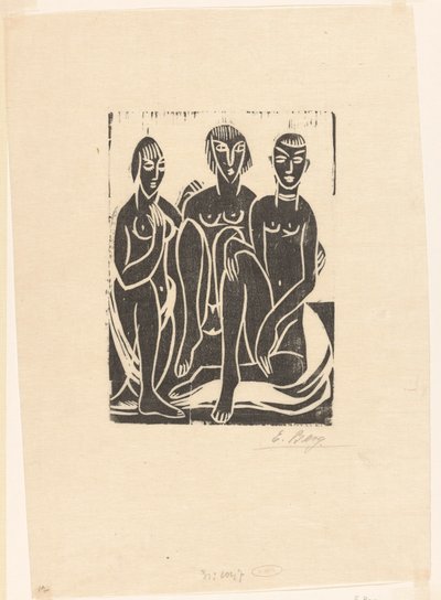 Kolme naista tekijältä Else Berg (signed by artist)