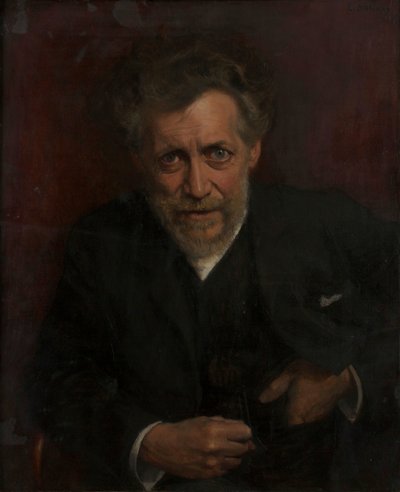 Professori Edmund von Hellmerin muotokuva tekijältä Emanuel Baschny