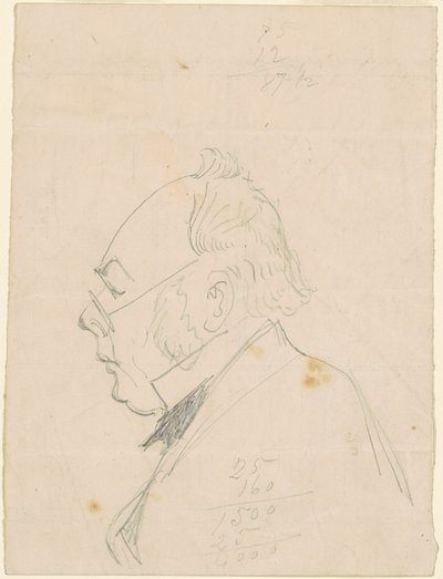 Miehen profiili tekijältä Emanuel Gottlieb Leutze