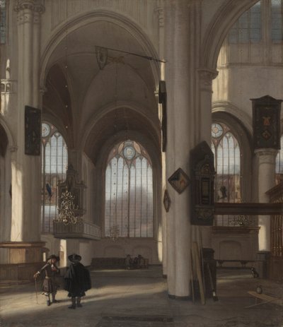 Kirkon sisätilat tekijältä Emanuel de Witte
