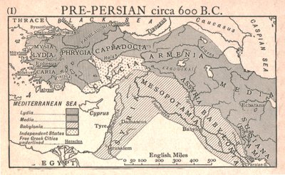"Pre-Persia, noin 600 eaa.", n. 1915. tekijältä Emery Walker Ltd