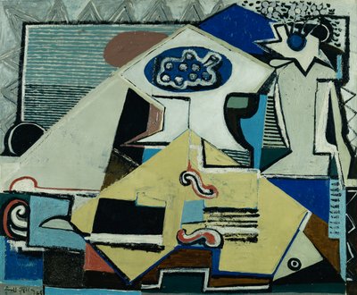 Still Life Cello; Nature Morte au Violoncelle tekijältä Emil Filla