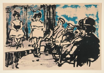 Tingel-Tangel III tekijältä Emil Nolde
