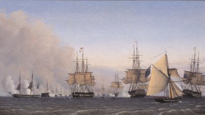Redenin taistelu 2. huhtikuuta 1801 tekijältä Emil Normann