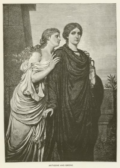 Antigone ja Ismene tekijältä Emil Teschendorff