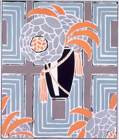 Kukat ja lehdet, julkaistu n. 1925 (värilitho) tekijältä Émile Allain Séguy