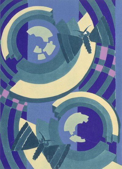 Kilpi nro 10, "Prismes", vuoden 1931 jälkeen (väri litho) tekijältä Émile Allain Séguy