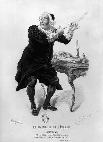 Bartholo, kuva Pierre Augustin Caron de Beaumarchais