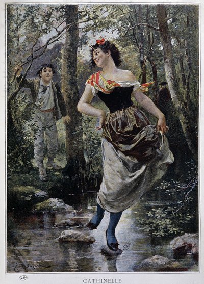 Cathinelle - kirjoittanut Bayard, 1900-luvun alku tekijältä Emile Antoine Bayard