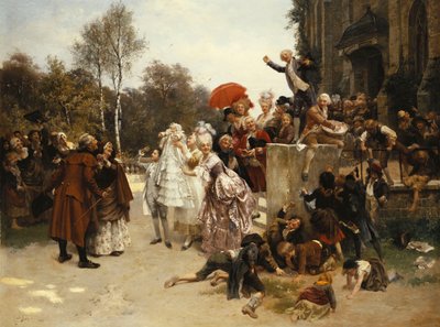 Ristiäiset, 1863 tekijältä Emile Antoine Bayard