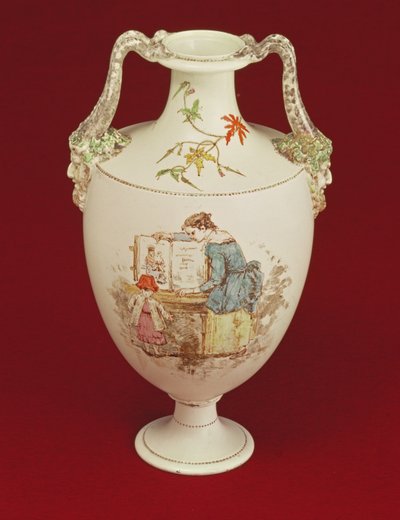 Wedgwood-maljakko, 1800-luvun loppu tekijältä Emile Aubert Lessore