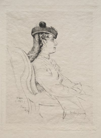 Matkamuisto, 1874. tekijältä Charles Emile Auguste Carolus Duran