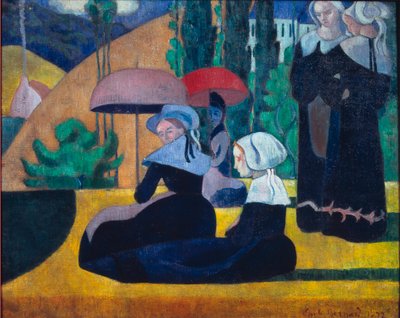 Breton Women in the Shade tekijältä Emile Bernard