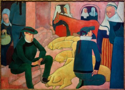 Sikojen markkinat tekijältä Emile Bernard