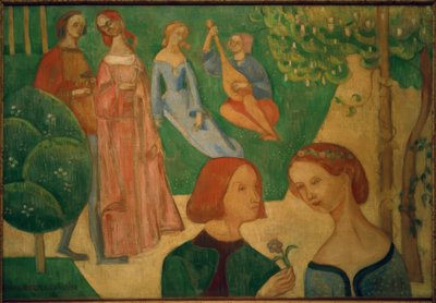 Vanhan ajan puistossa tekijältä Emile Bernard