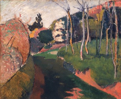 Maisema, Saint-Briac tekijältä Emile Bernard