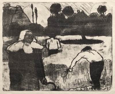 Les Bretonneries: Harvesterit tekijältä Emile Bernard