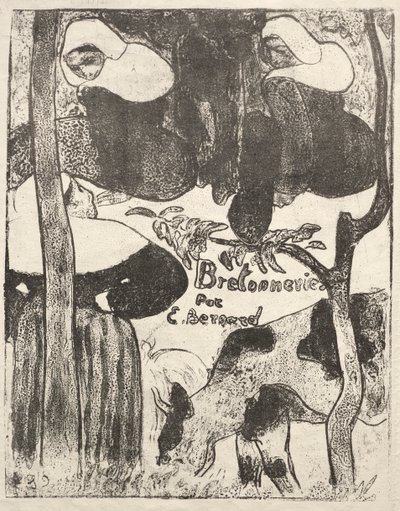 Les Bretonneries: Otsikkosivu tekijältä Emile Bernard