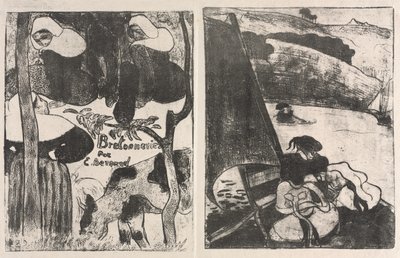 Les Bretonneries: Nimilehti ja Paluu pyhiinvaelluksesta tekijältä Emile Bernard