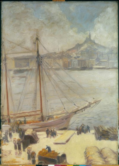 Marseille, laituri tekijältä Emile Bernard