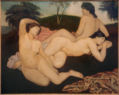 Kylvyn jälkeen (Nymfit) tekijältä Emile Bernard