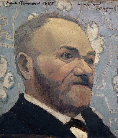 Isä Tanguyn muotokuva, 1887 tekijältä Emile Bernard