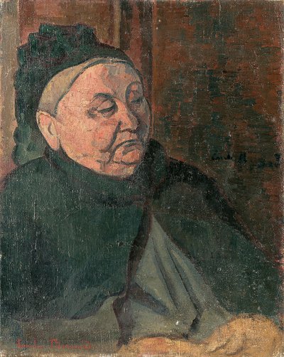 Taiteilijan isoäidin muotokuva, 1887 tekijältä Emile Bernard