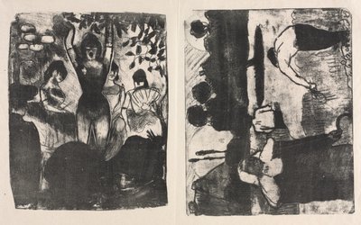 Laulaja Café-Concertissa ja The Harvestersissa (Les Moissonneurs) tekijältä Emile Bernard