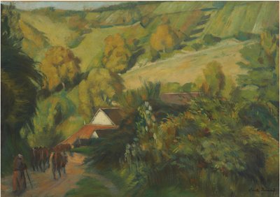 Laskeutuminen Molosmesiin, 1907 tekijältä Emile Bernard