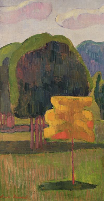 Keltainen puu, 1888 tekijältä Emile Bernard