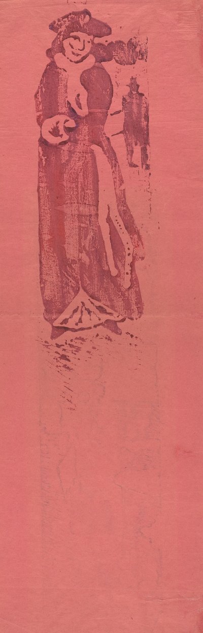 Nainen muhvilla (La Dame au Manchon) tekijältä Emile Bernard
