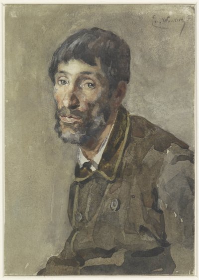 Miehen muotokuva tekijältä Emile Charles Wauters