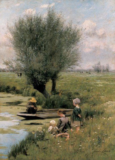 Joen varrella tekijältä Emile Claus
