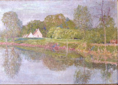 Maisema Lysillä, eräänä aamuna toukokuussa 1902 tekijältä Emile Claus
